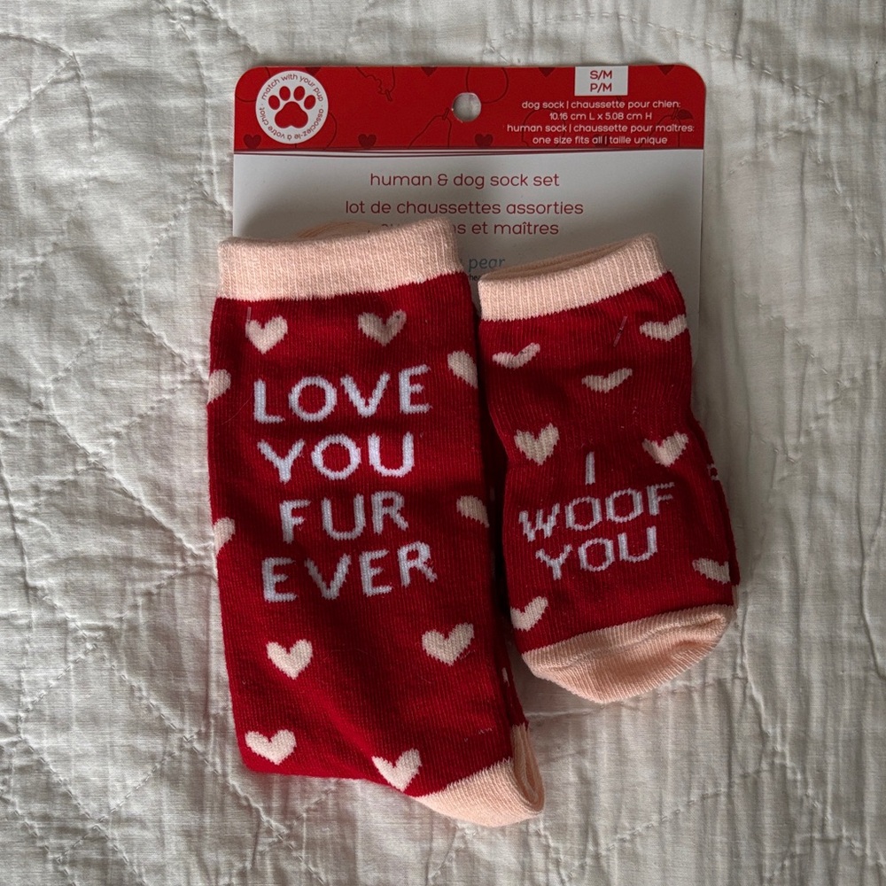FREE**** Dog and Human Sock Set
